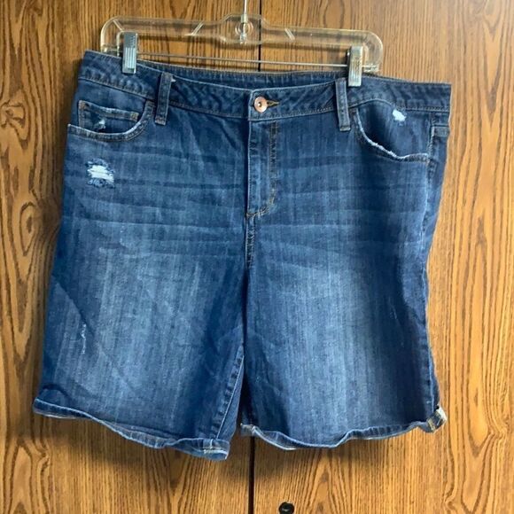 JCP Denim Shorts Sz 32/14 - Picture 1 of 9
